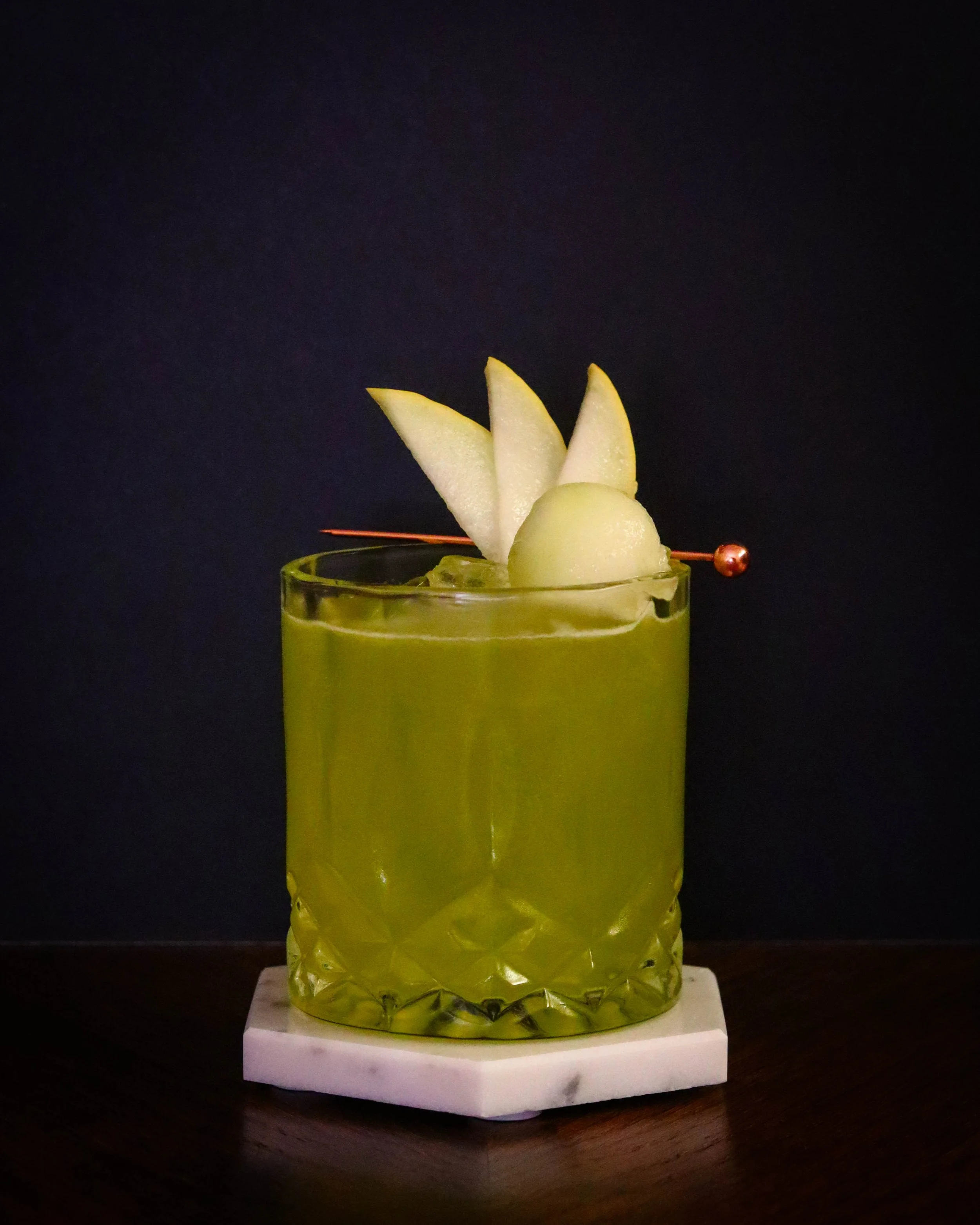 Midori & Rye | Unusual Midori cocktail from Food & Wine — Grouchy